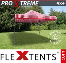 Folding canopy Xtreme 4x4 m Striped